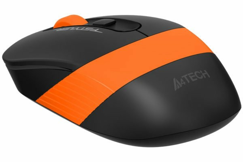 Миша бездротова A4Tech Fstyler FG10 (Orange),  USB, колір чорний+помаранчевий, photo number 6