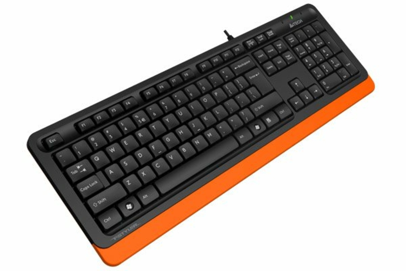Клавіатура A4Tech Fstyler FK10 (Orange) , USB, чорний+ помаранчевий, numer zdjęcia 4