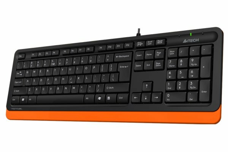 Клавіатура A4Tech Fstyler FK10 (Orange) , USB, чорний+ помаранчевий, numer zdjęcia 5