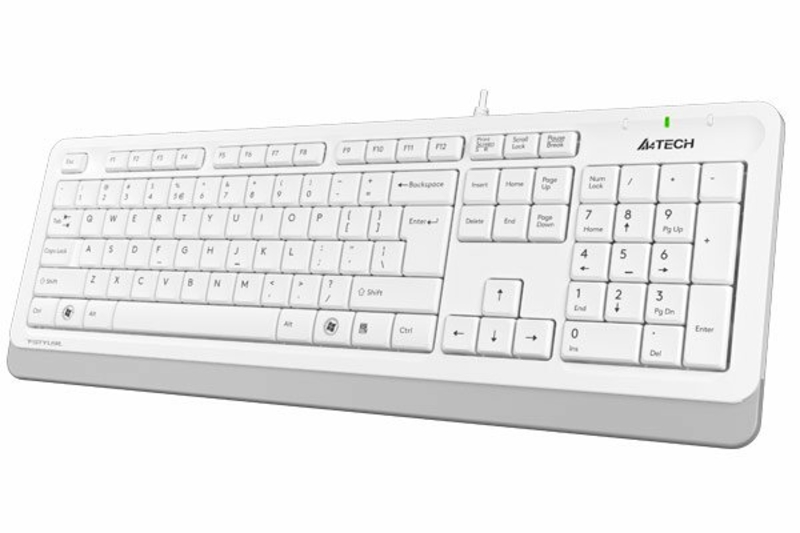Клавіатура A4Tech Fstyler FK10 (White) , USB, білий, numer zdjęcia 6