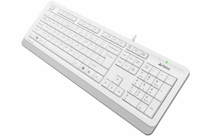 Клавіатура A4Tech Fstyler FK10 (White) , USB, білий, фото №7