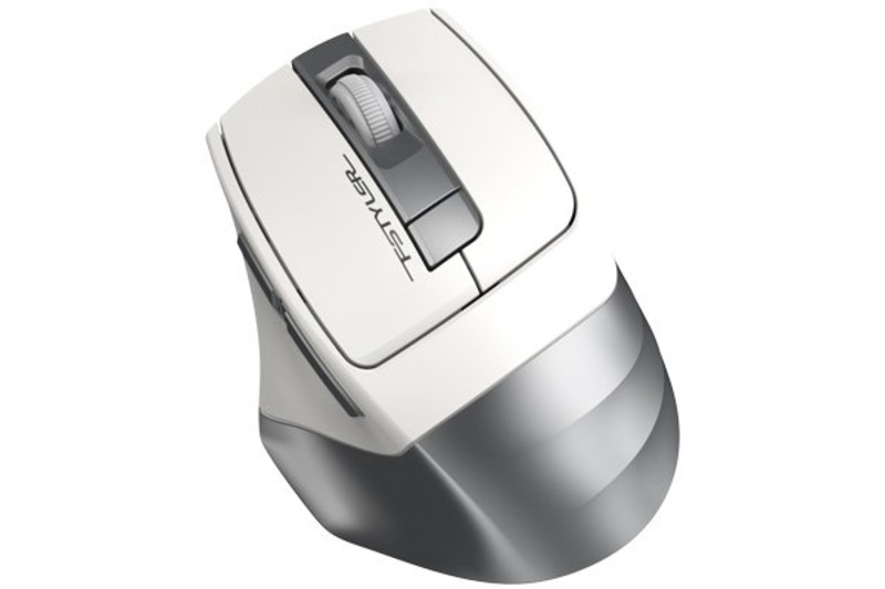 Миша бездротова A4Tech FG35 (Silver) Fstyler,  USB, колір сріблястий + білий, numer zdjęcia 3