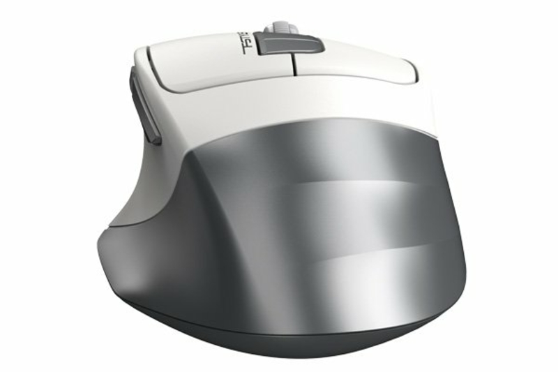 Миша бездротова A4Tech Fstyler FG35,  USB, колір сріблястий + білий, photo number 5
