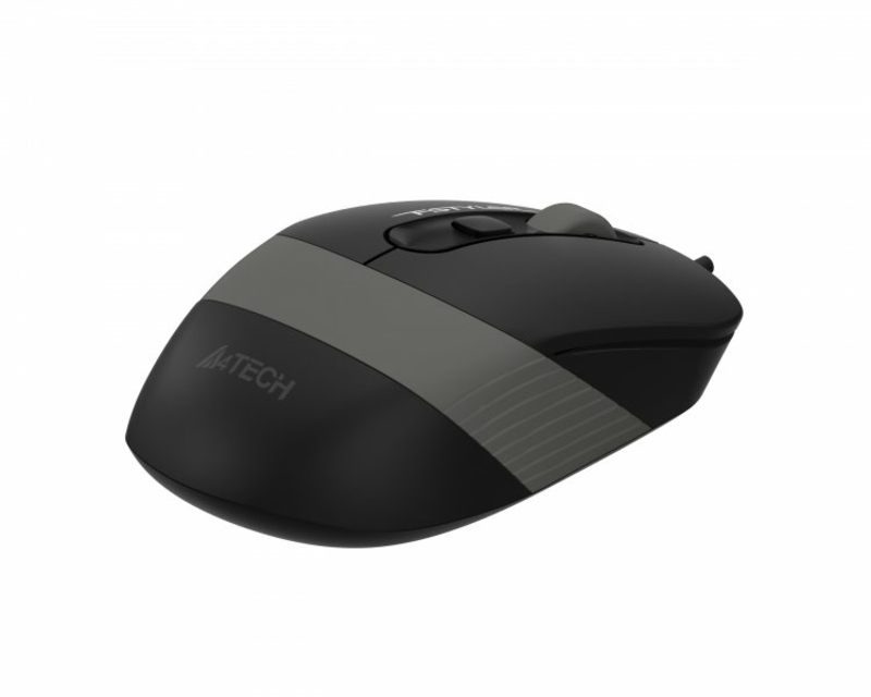Миша A4Tech Fstyler FM10S (Grey), безшумна, USB, колір чорний+сірий, numer zdjęcia 8