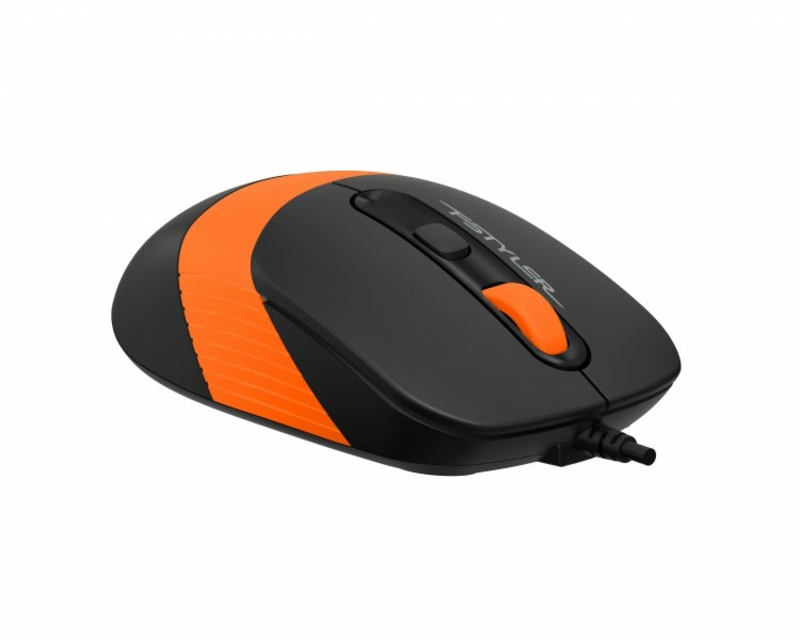 Миша A4Tech Fstyler FM10S (Orange), безшумна, USB, колір чорний+помаранчевий, photo number 6