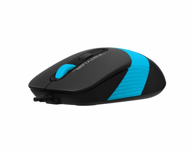 Миша A4Tech Fstyler FM10S (Blue), безшумна, USB, колір чорний+блакитний, numer zdjęcia 5