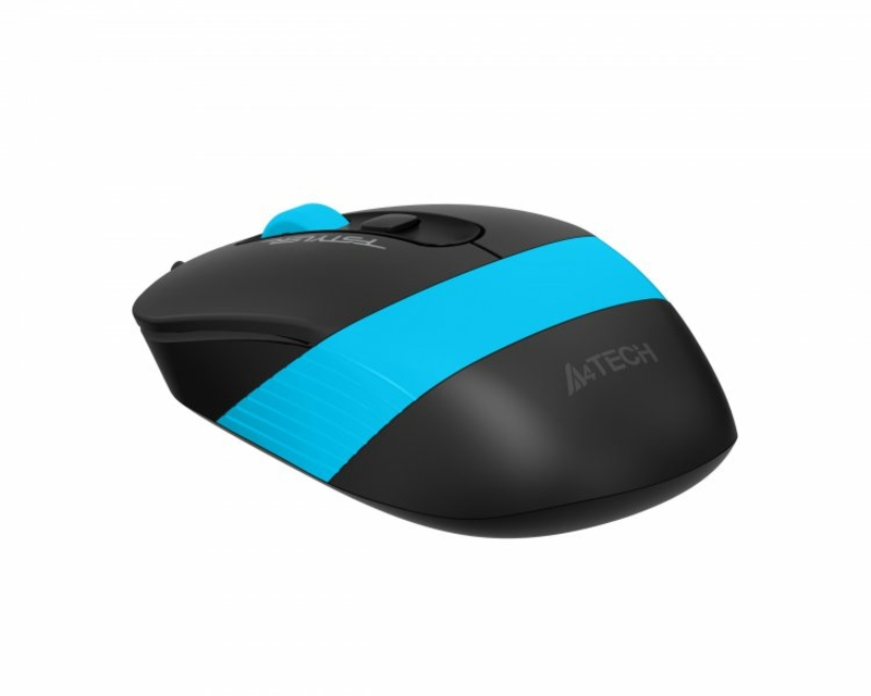 Миша A4Tech Fstyler FM10S (Blue), безшумна, USB, колір чорний+блакитний, фото №7