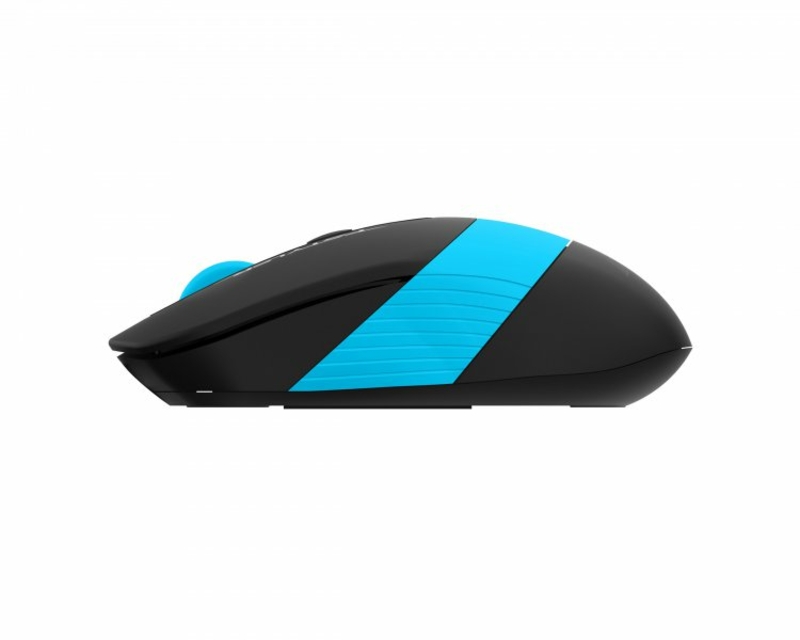 Миша бездротова A4Tech Fstyler FG10S (Blue), безшумна, USB, колір чорний+блакитний, фото №4