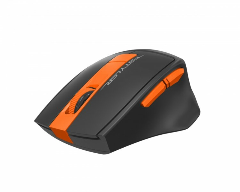 Миша бездротова A4Tech Fstyler FG30S (Orange), безшумна, USB, колір чорний+помаранчевий, фото №5