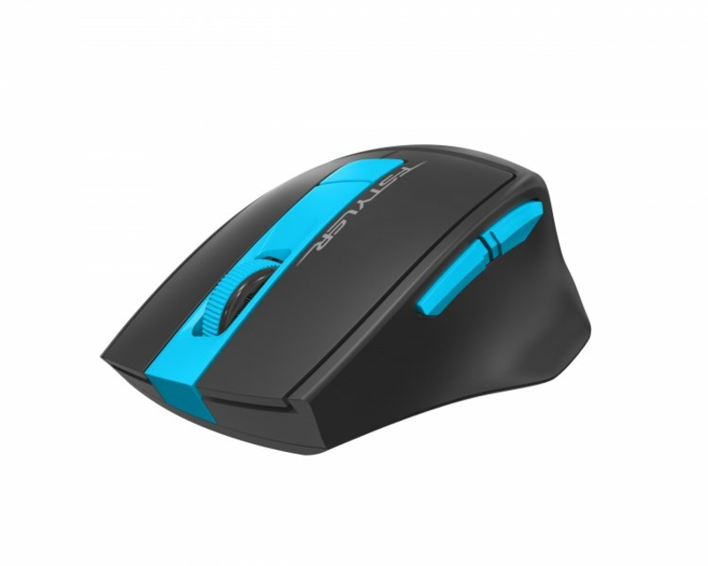 Миша бездротова A4Tech Fstyler FG30S (Blue), безшумна, USB, колір чорний+блакитний, photo number 5