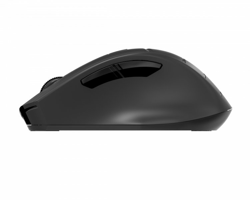 Миша бездротова A4Tech Fstyler FG30S (Grey), безшумна, USB, колір чорний+сірий, photo number 4