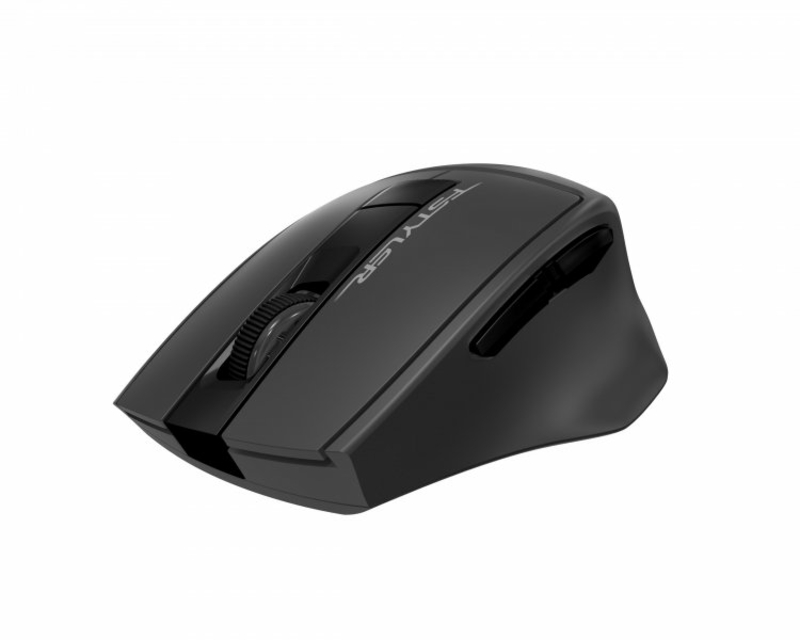 Миша бездротова A4Tech Fstyler FG30S (Grey), безшумна, USB, колір чорний+сірий, photo number 5