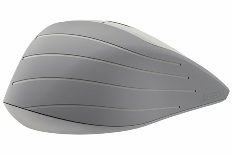 Миша бездротова A4Tech Fstyler FG30S (Grey+White), безшумна, USB, колір білий+сірий, photo number 5