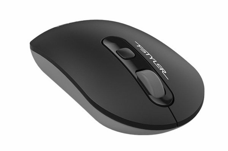 Миша бездротова A4Tech Fstyler FG20 (Grey),  USB, колір світло-сірий, numer zdjęcia 3