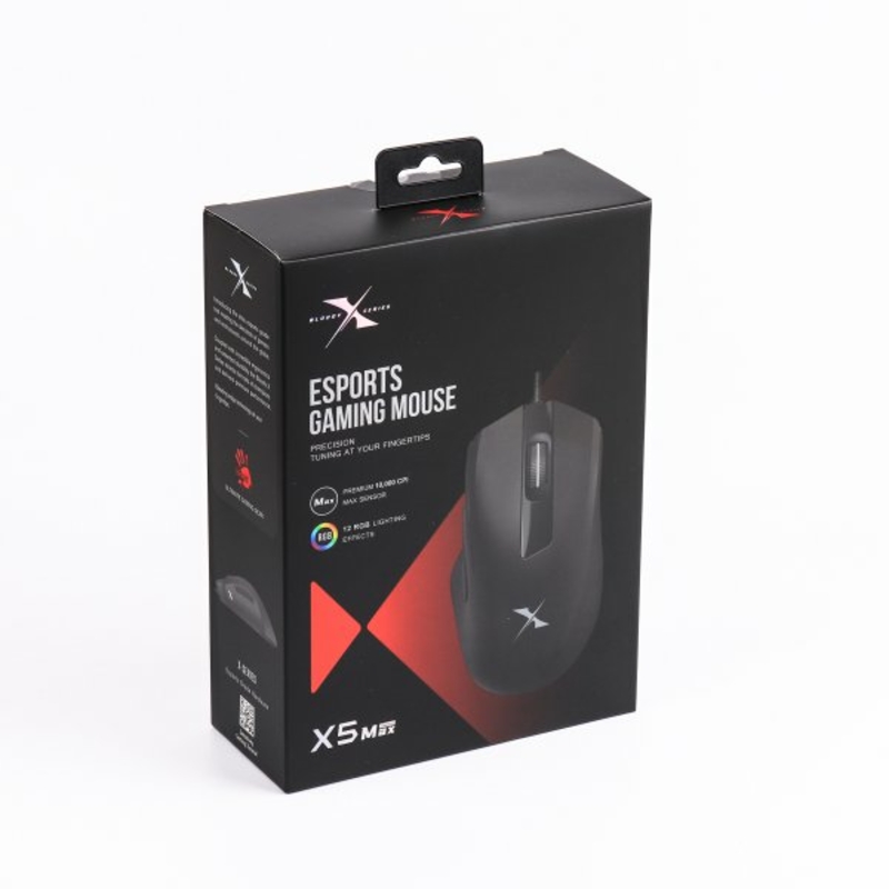 Миша ігрова A4Tech Bloody X5 Max,  ESports Gaming X, 10 000 CPI, RGB, чорна, numer zdjęcia 9