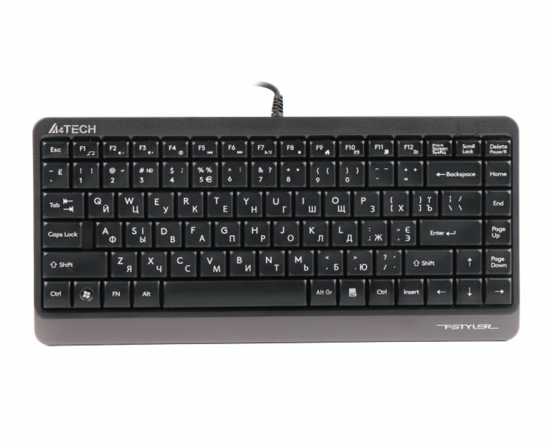 Клавіатура A4-Tech Fstyler FK11, сірий колір, USB, photo number 2