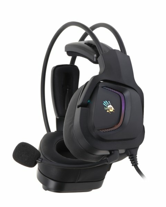Гарнітура ігрова Bloody G575 (Black) з мікрофоном, Hi Fi, 7.1 віртуальний звук, RGB підсвічування, USB, numer zdjęcia 2