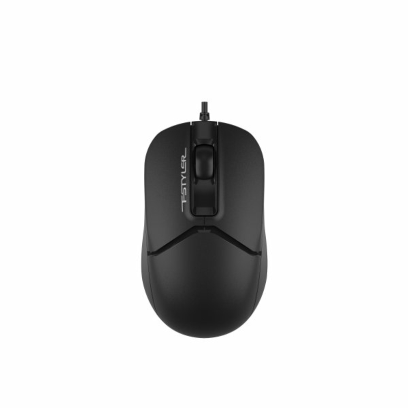 Миша A4Tech Fstyler FM12S (Black), безшумна,  USB, колір чорний, фото №2