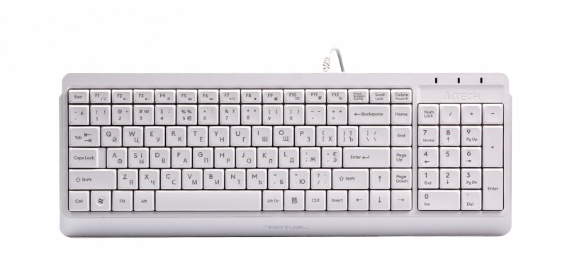 Клавіатура A4Tech Fstyler FK15 (White) , USB, колір білий, numer zdjęcia 2
