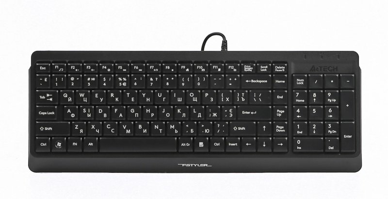 Клавіатура A4Tech Fstyler FK15 (Black) , USB, колір чорний, фото №2