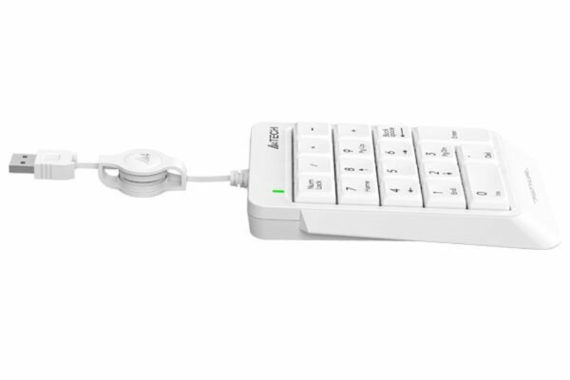 Клавіатура цифрова A4-Tech FK13, колір білий, USB, photo number 5