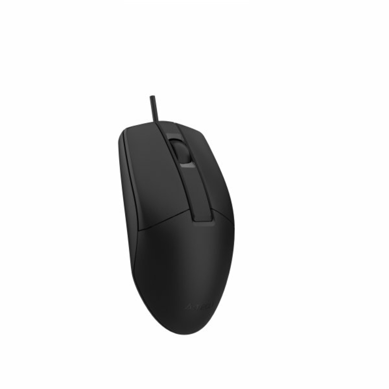 Миша A4Tech  OP-330S USB, чорна, безшумна, numer zdjęcia 6