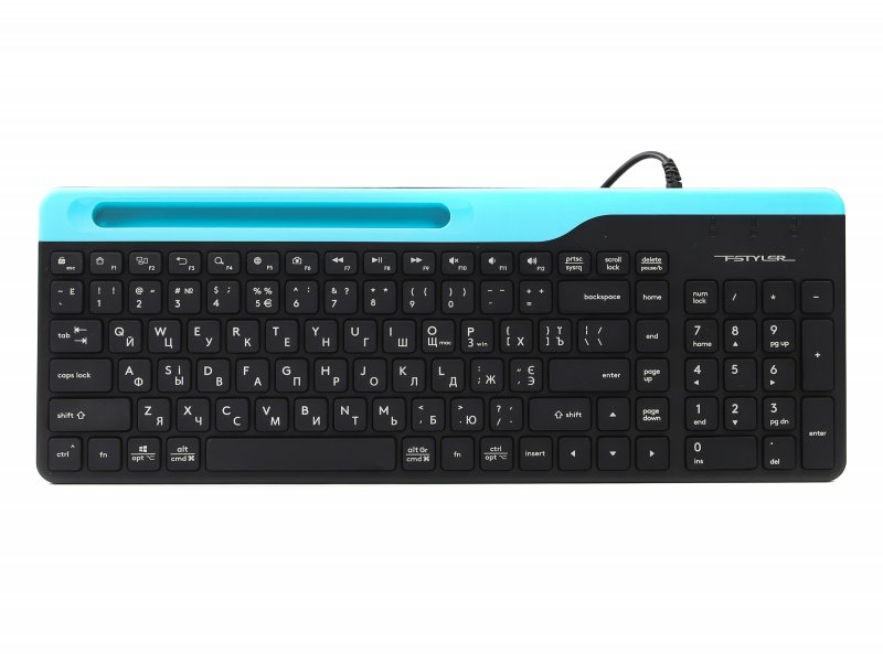 Клавіатура A4Tech Fstyler FK25 (Black), USB, колір чорний, numer zdjęcia 3