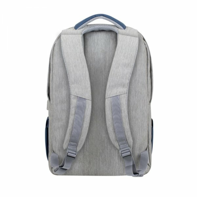 RivaCase 7567 сіро-синій рюкзак  для ноутбука 17.3 дюймів., фото №3