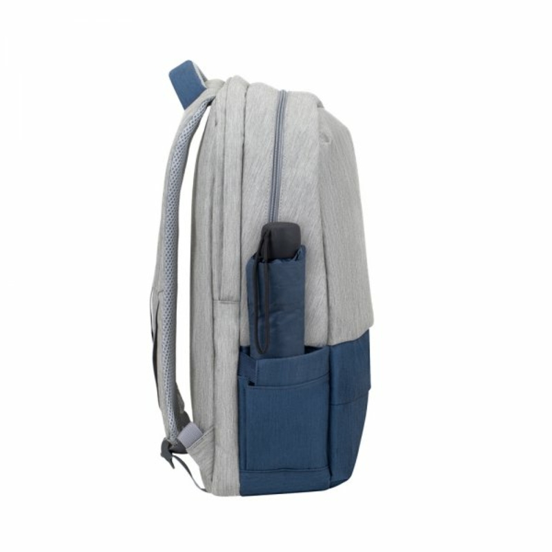 RivaCase 7567 сіро-синій рюкзак  для ноутбука 17.3 дюймів., photo number 7