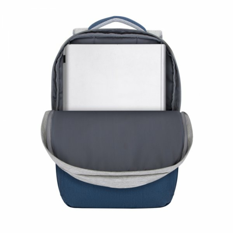 RivaCase 7567 сіро-синій рюкзак  для ноутбука 17.3 дюймів., фото №9