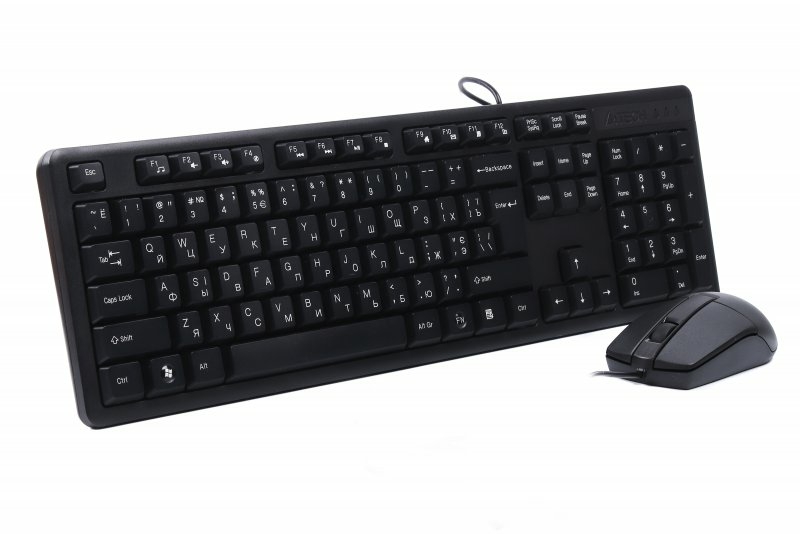 Комплект клавіатура+мишка KK-3+OP-330, USB, Чорна, фото №3