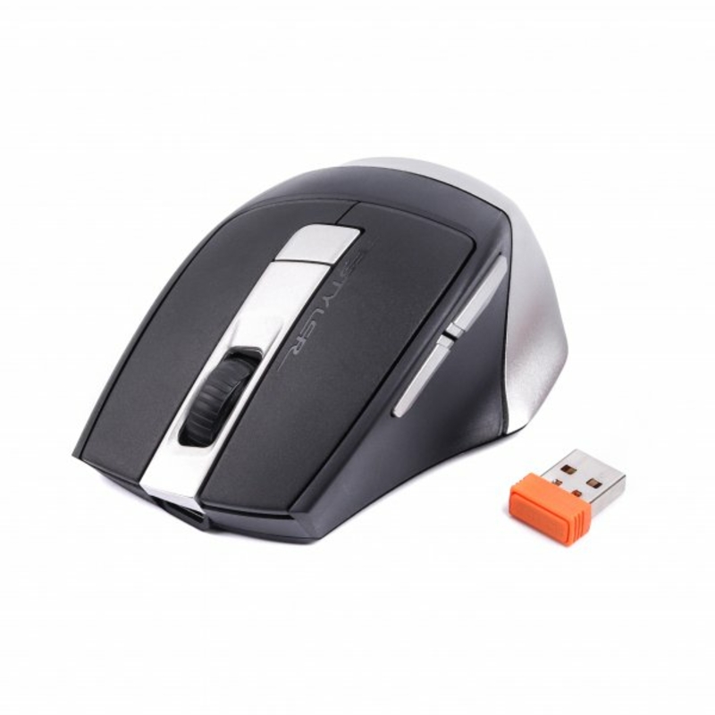 Миша бездротова A4Tech Fstyler FB35C (Smoky Grey), BT, USB, колір димчасто-сірий, фото №2