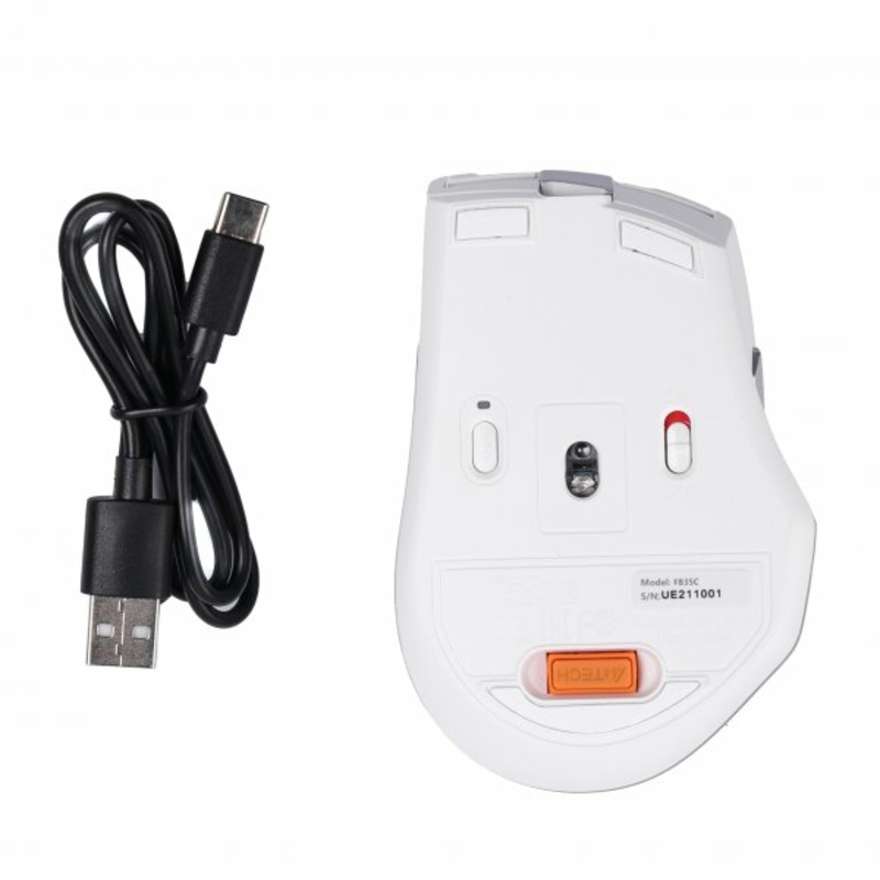 Миша бездротова A4Tech Fstyler FB35C (Icy White),  USB, колір крижано-білий, photo number 5