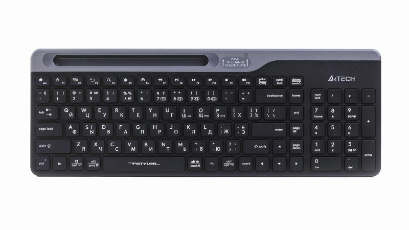 Клавіатура бездротова A4Tech FBK25 (Black), Fstyler колір чорний, фото №2