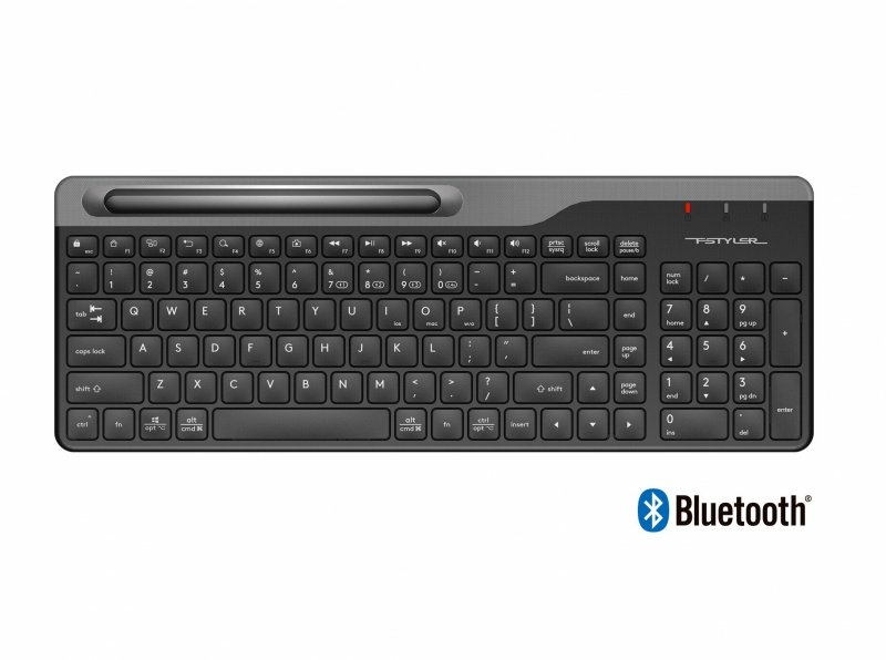 Клавіатура бездротова A4Tech FBK25 (Black), Fstyler колір чорний, фото №11