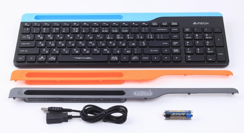 Клавіатура бездротова A4Tech FBK25 (Black), Fstyler колір чорний, numer zdjęcia 8