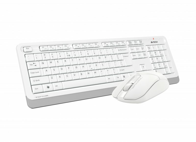 A4Tech Fstyler FG1012, комплект бездротовий клавіатура з мишою, колір білий, numer zdjęcia 4