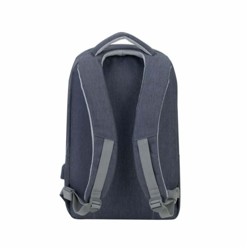 Рюкзак  для ноутбука  Rivacase 7562 15.6, водовідштовхувальний, антизлодій, сірий, фото №7