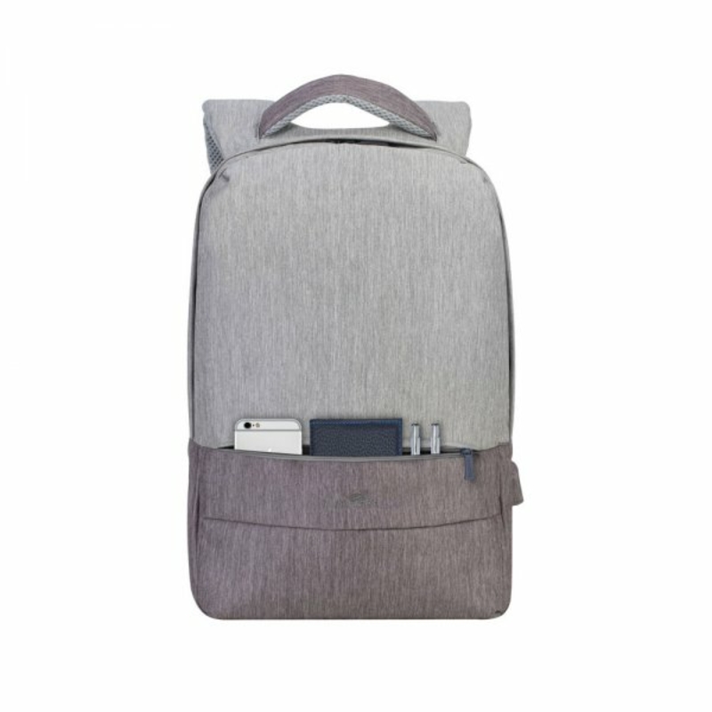 RivaCase 7562  сіро-коричневий рюкзак  для ноутбука 15.6 дюймів., numer zdjęcia 9