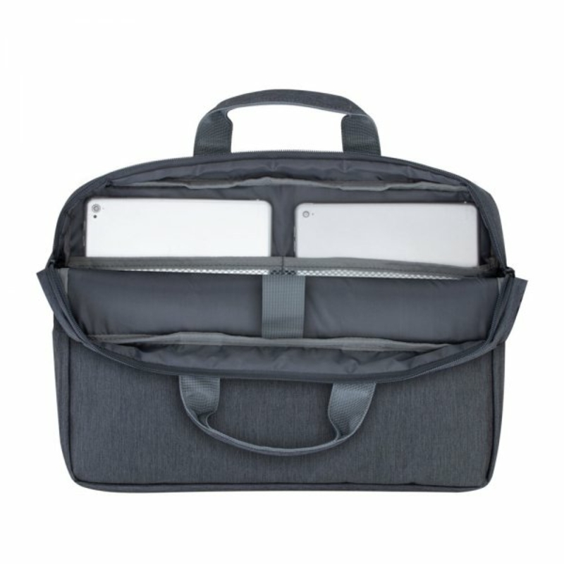RivaCase 7532 темно-сіра сумка  для ноутбука 15.6 дюймів., фото №6