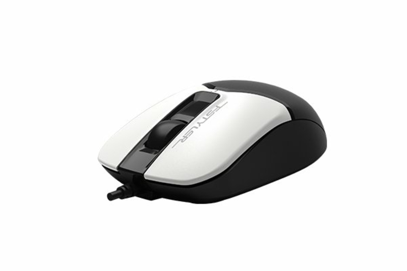 Миша A4Tech Fstyler FM12S (Panda), безшумна,  USB, колір чорний+білий, фото №3