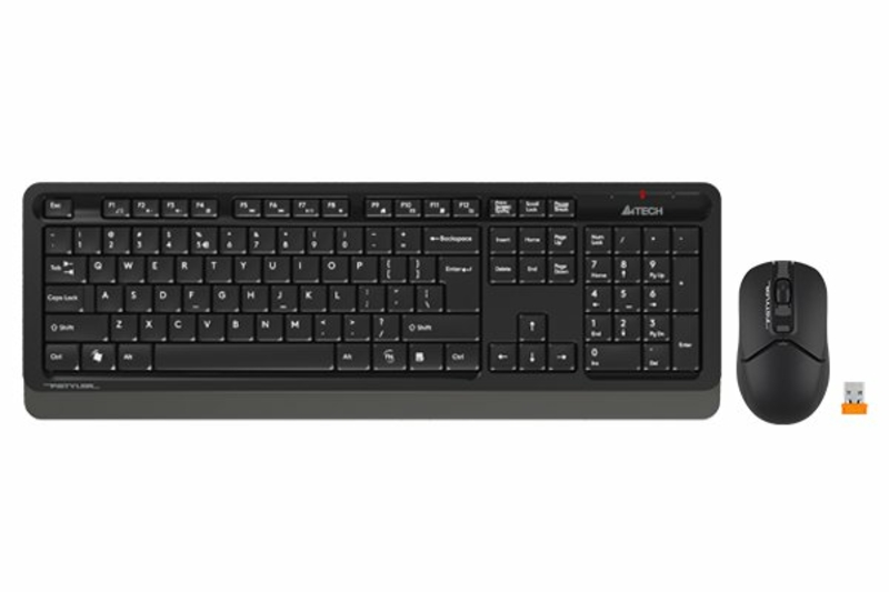 A4Tech Fstyler FG1012S, комплект бездротовий клавіатура з мишою, колір чорний, numer zdjęcia 2