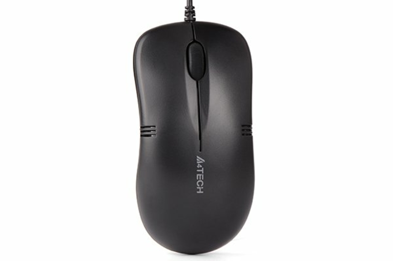 Миша A4Tech OP-560NUS V-Track USB, чорна, фото №2