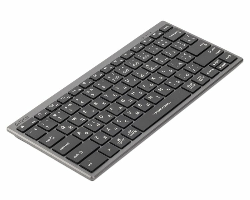 Клавіатура  A4-Tech Fstyler FBX51C бездротовa, сіра, фото №5