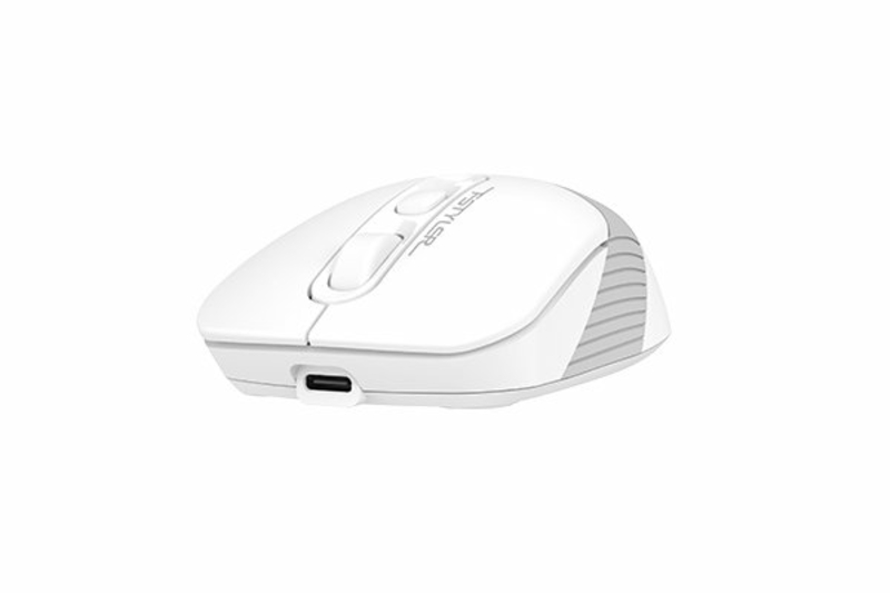 Миша бездротова A4Tech Fstyler FB10CS (Grayish White),  USB, колір сірувато-білий, фото №5