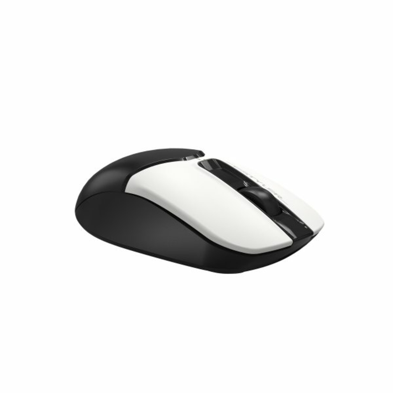 Миша бездротова A4Tech Fstyler FB12S (Panda),  USB, колір чорний + білий, фото №4