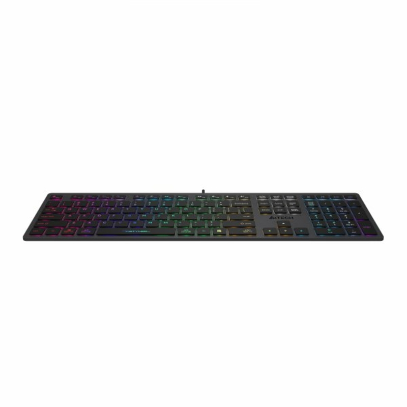 Клавіатура A4-Tech Fstyler FX60, сірий колір, USB, неонове підсвічування, photo number 5