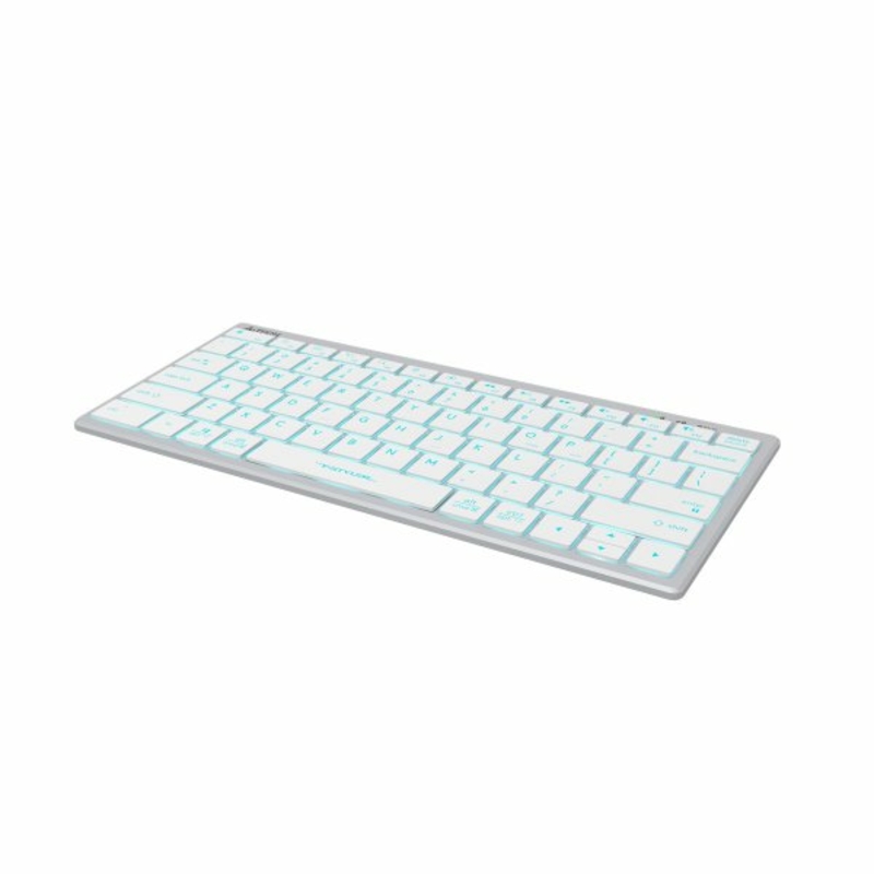 Клавіатура A4-Tech Fstyler FX61, білий колір, USB, блакитне підсвічування, numer zdjęcia 4