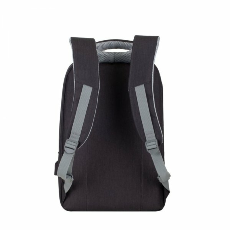 Рюкзак для ноутбука RivaCase 7562 (Black)  15.6", водовідштовхувальний, антизлодій, чорний, photo number 4