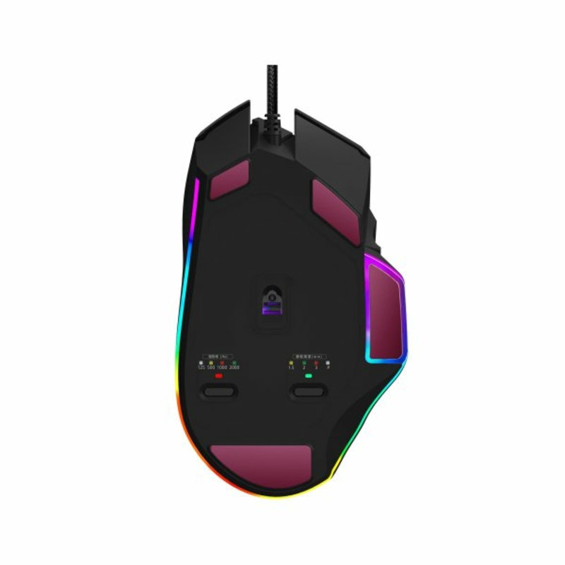Миша ігрова A4Tech Bloody W95 Max (Black), активоване ПЗ Bloody, RGB, 12000 CPI, 50M натискань, колір чорний, фото №10